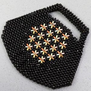 Suzanne - Beaded Flower Bag